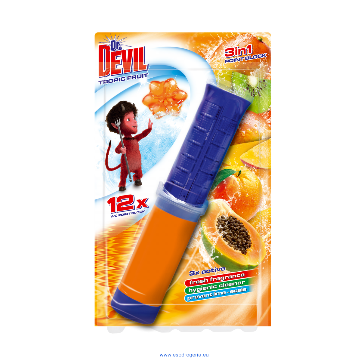 DR. DEVIL 3v1 POINT BLOCK TROPIC FRUIT 75ML = 12 DÁVOK