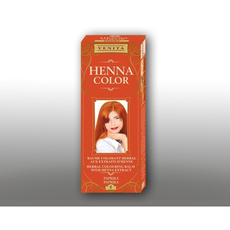 HENNA 75ML BYLINNÝ BALZAM COLOR 5 PAPRIKA