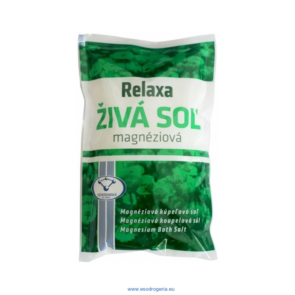 Relaxa Magnéziová živá soľ do kúpeľa 500g