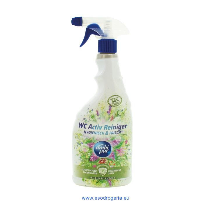 Ambi Pur WC a kúpeľňa activ čistič sprej Wild Sage & Cedar 750ml