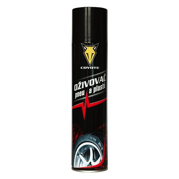 COYOTE OŽIVOVAČ PNEUMATÍK A VONKAJŠÍCH PLASTOV 400ML