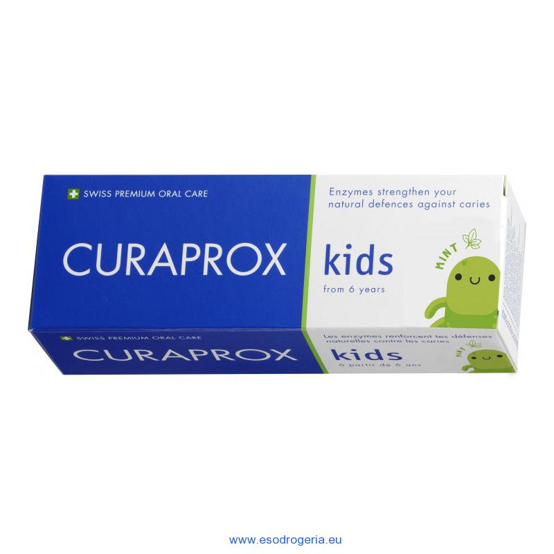 Curaprox Kids detská zubná pasta Mäta 60ml