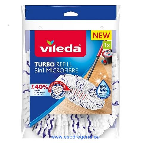 Vileda turbo náhradný mop refill 3v1