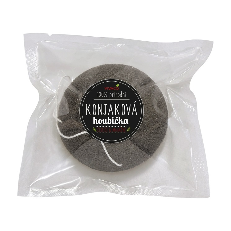 Vivaco 100% prírodná konjaková hubka biela