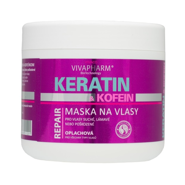 Vivaco maska na vlasy keratín 600ml