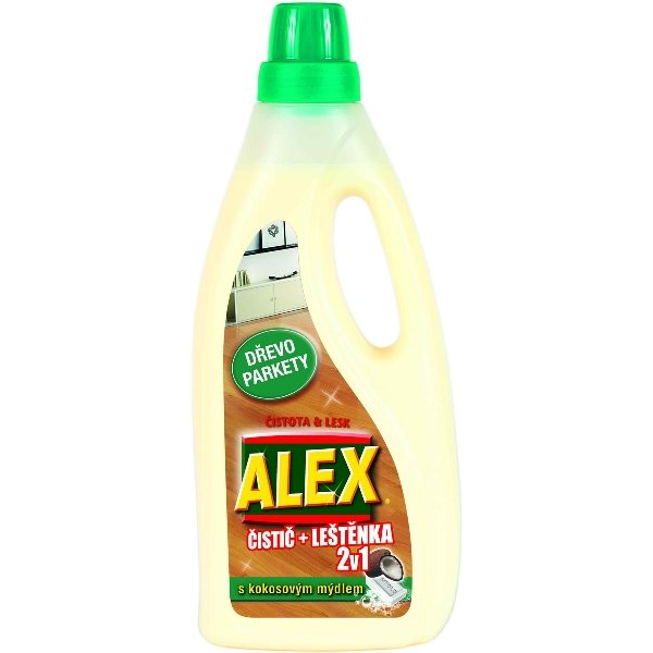 ALEX 2V1 ČISTIČ+LEŠTENKA NA DREVENÉ PODLAHY 750ML / 414