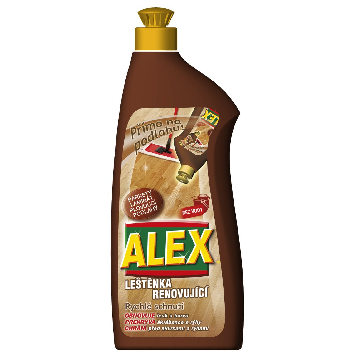 ALEX RENOVUJÚCA LEŠTENKA PARKETY, LAMINÁTY PRIAMO NA PODLAHU 900ML