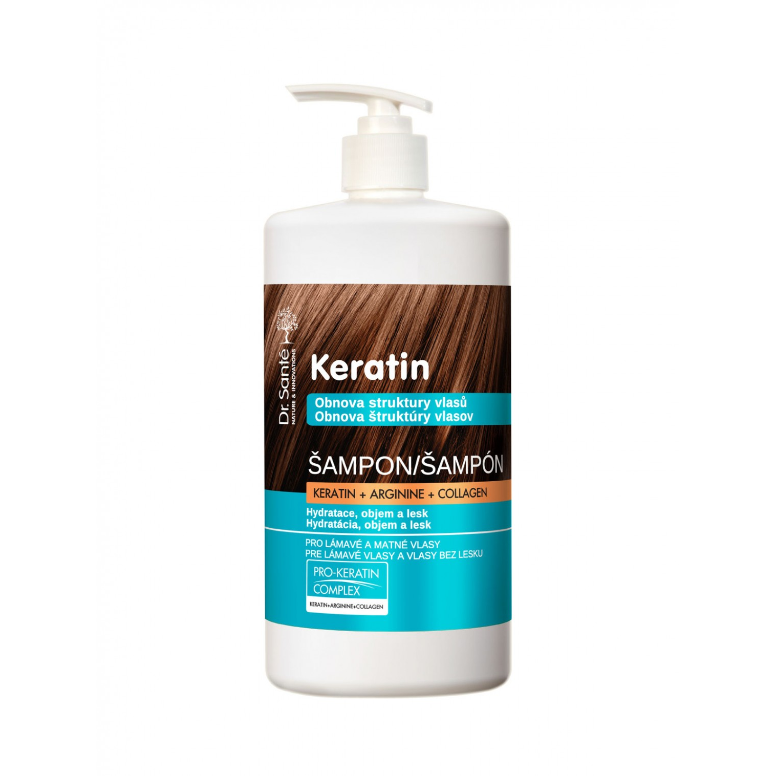 Dr. Santé šampón na vlasy keratín 1L