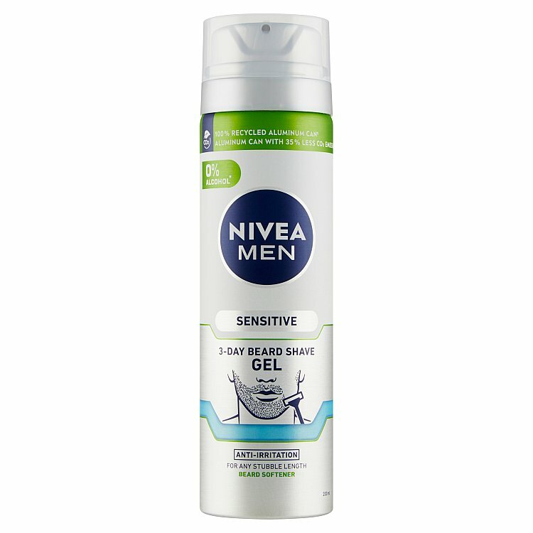 Nivea gél na holenie 3-day beard shave 200ml
