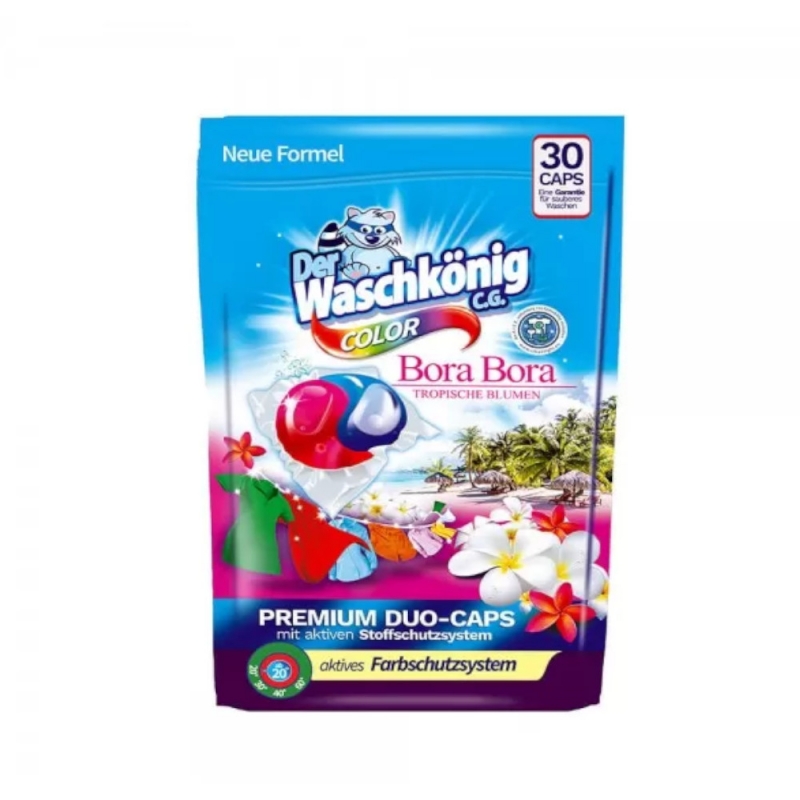 Waschkönig pracie kapsule color bora bora 30ks/30PD