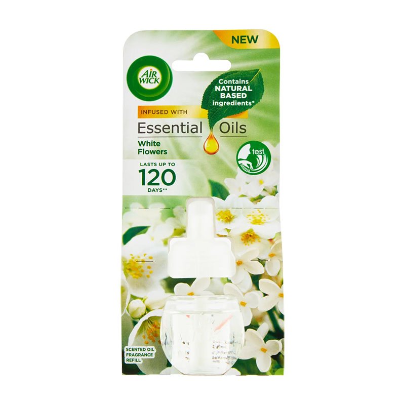 Air Wick Electric náhradná náplň Biele kvety 19ml