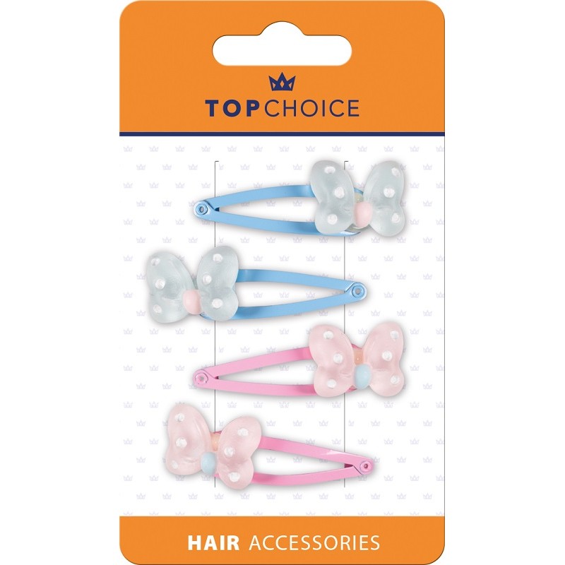 Top Choice sponky do vlasov 4ks 23965