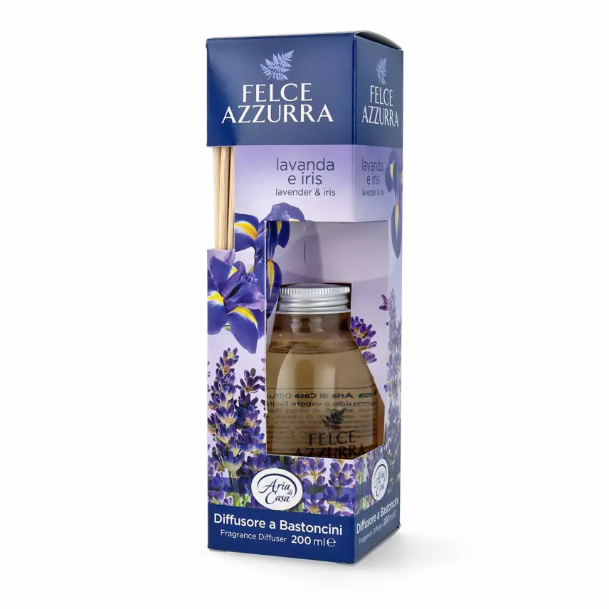 Azzura vonné tyčinky difuzér lavanda iris 200ml