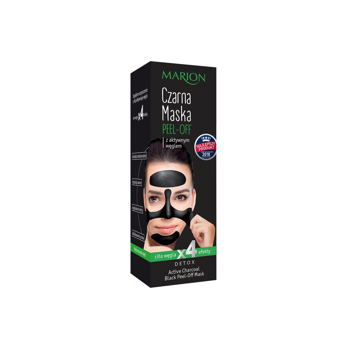 Marion maska na tvár peel-off s čiernym uhlím 25g