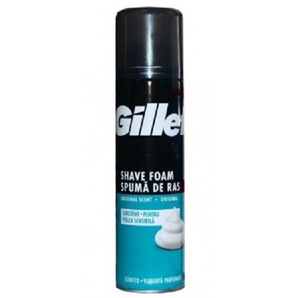 Gillette pena na holenie sensitive 200ml