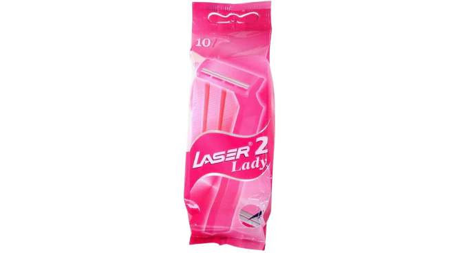Laser 2 twin dámske jednorázové holítka 10ks