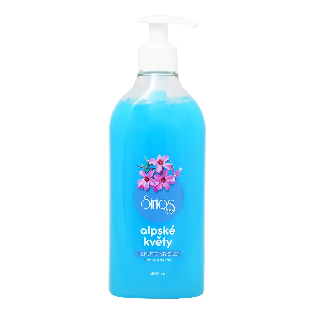 Sirios herb tekuté mydlo alpské kvety 500ml