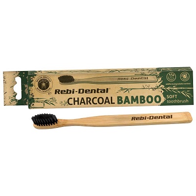 Rebi-Dental zubná kefka M63 bambusová mäkká 1ks