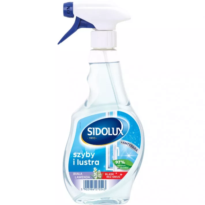 SIDOLUX na okná biela levanduľa 500ml