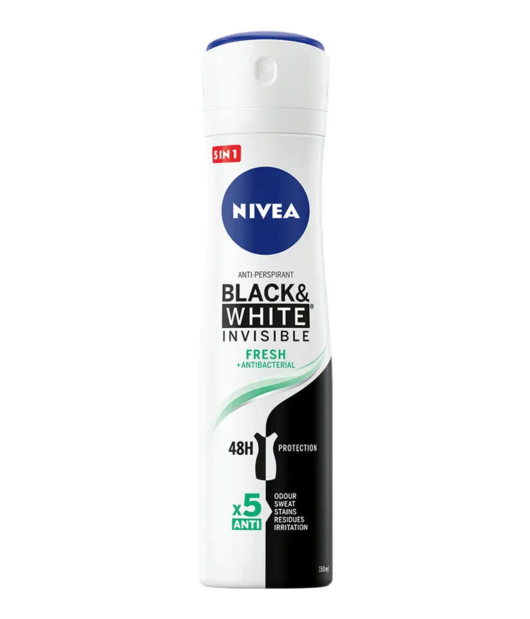 NIVEA ANTIPERSPIRANT INVISIBLE B&W FRESH 150ML