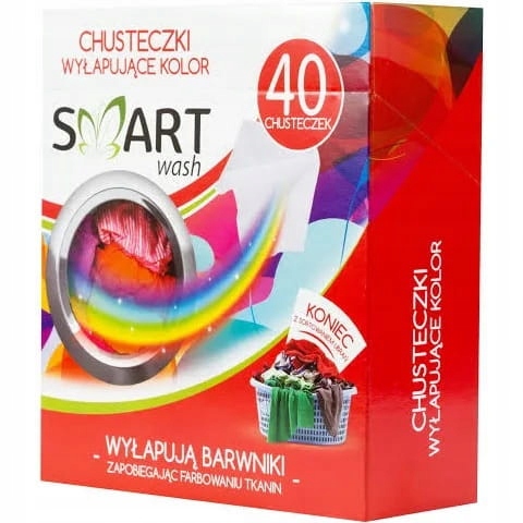 Smart Wash obrúsky proti zafarbeniu prádla 40ks