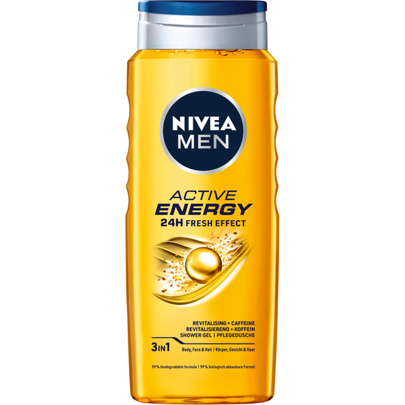 Nivea Men sprchový gél active energy 500ml