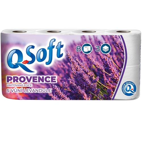 Q Soft toaletný papier Levanduľa 8ks