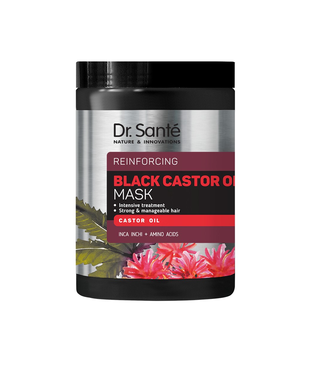 Dr. Santé Black Castor oil maska 1L /Záruka do 08.07.2025 !!!