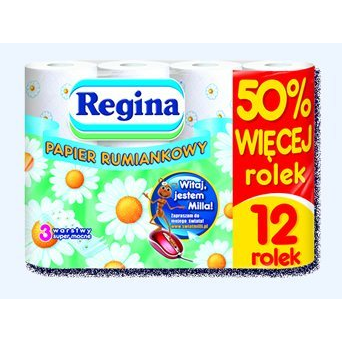 REGINA TOALETNÝ PAPIER KAMILKA 12KS
