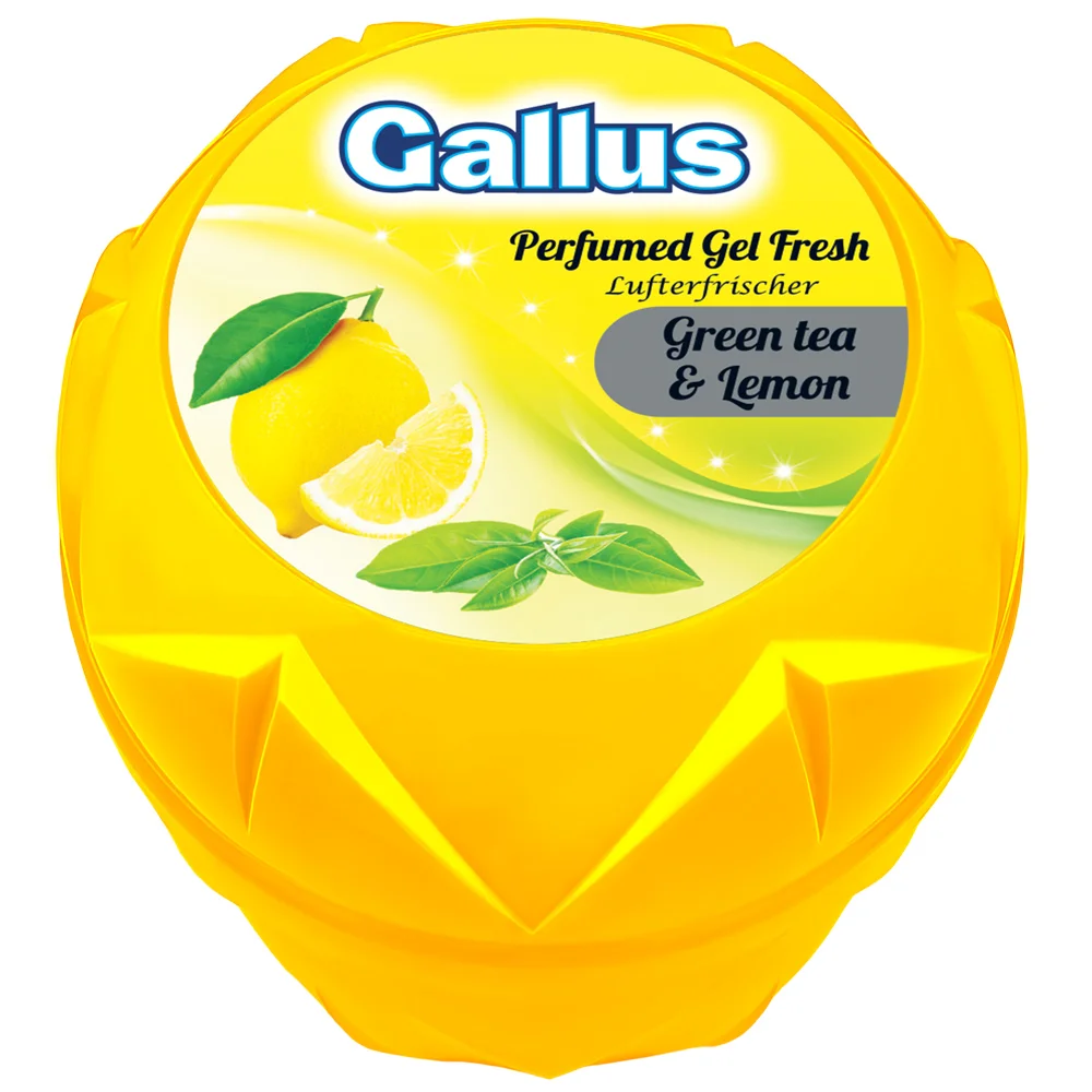 Gallus gélový osviežovač  zelený čaj&citrón 150g
