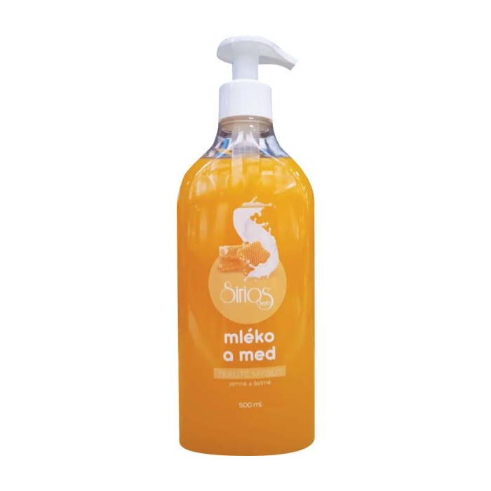 Sirios herb tekuté mydlo mlieko a med 500ml