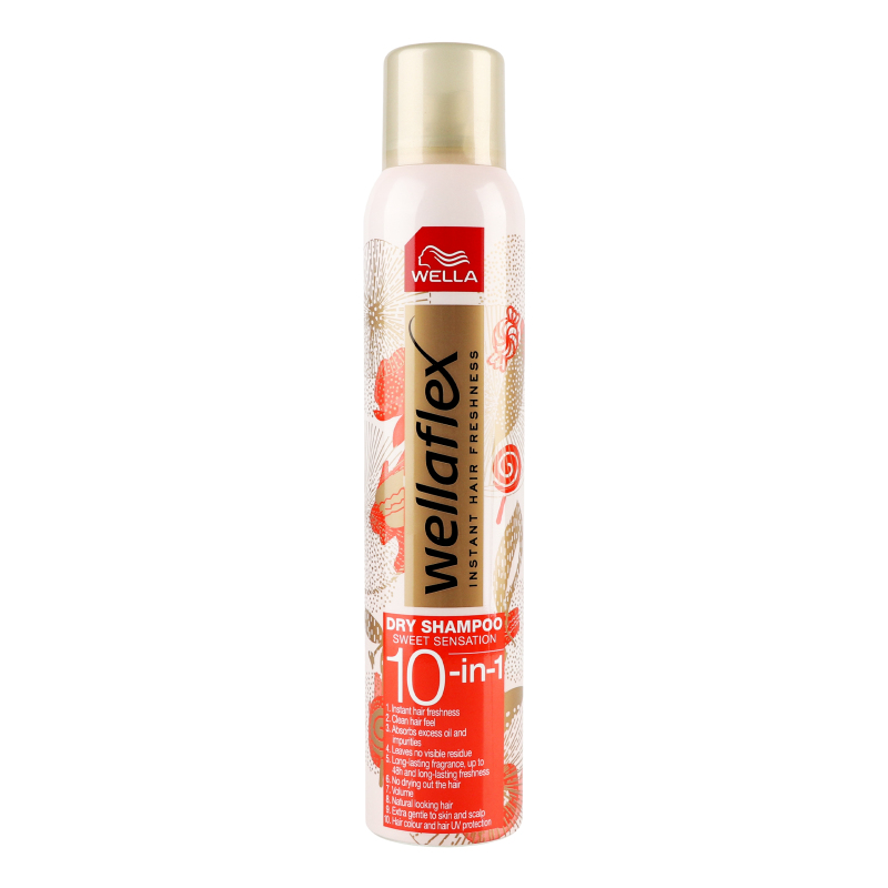 Wellaflex suchý šampón v spreji sladký pocit 180ml