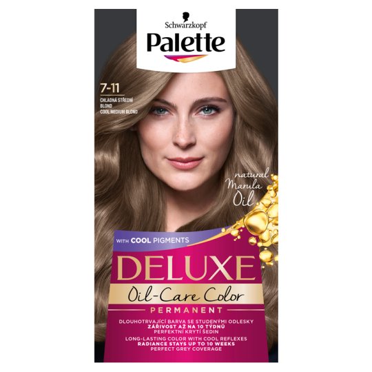 PALETTE DE LUXE 7-11 chladná stredná blond