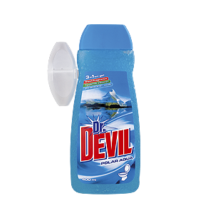 DR. DEVIL TEKUTÝ WC GÉL+ KOŠÍK 3V1 POLAR AQUA 400ML