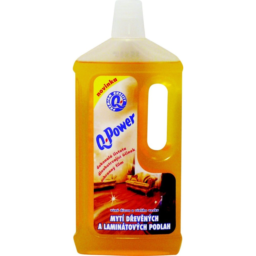 Q POWER PROSTRIEDOK NA UMÝVANIE DREVENÝCH A LAMINÁTOVÝCH PODLÁH 1L