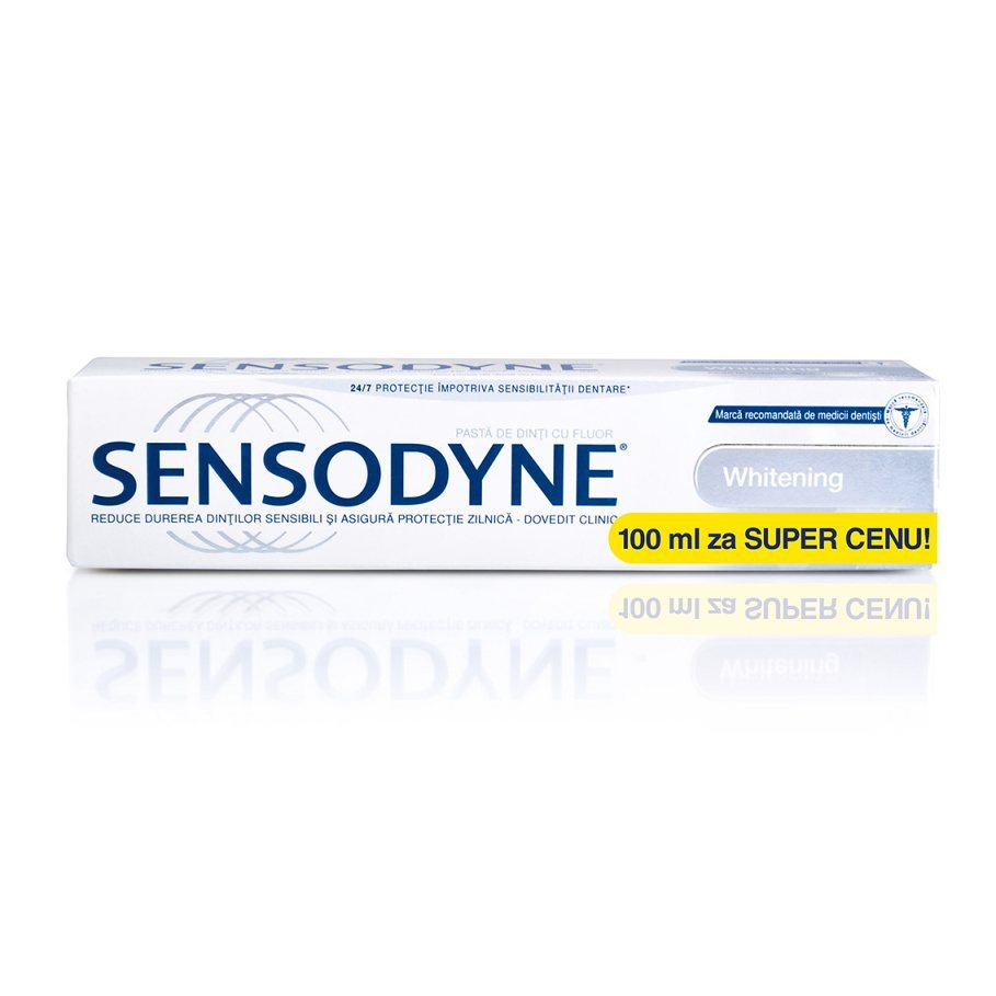Sensodyne zubná pasta extra whitening 100ml Sensodyne zubná pasta extra whitening 100ml