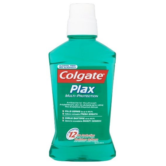 COLGATE ÚSTNA VODA PLAX SOFT MINT ZELENÁ  500ML