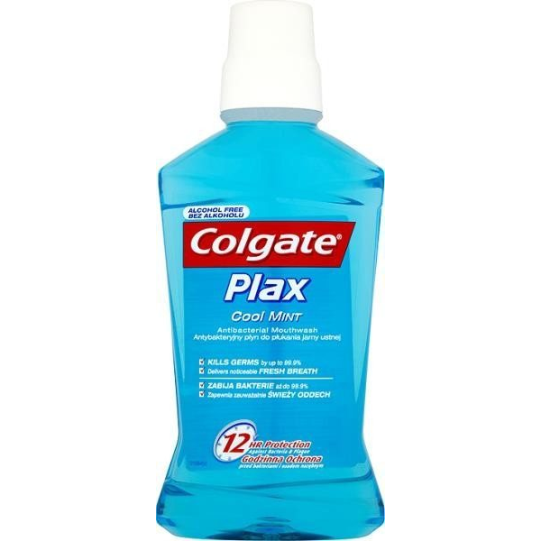 COLGATE ÚSTNA VODA PLAX COOL MINT MODRÁ 500ML