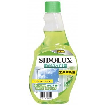 SIDOLUX CRYSTAL NA SKLÁ A ZRKADLÁ CITRÓN NÁHRADNÁ NÁPLŇ 500ML