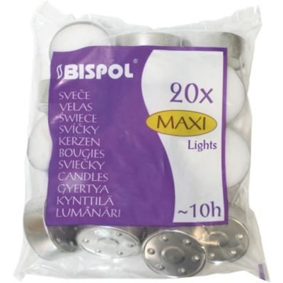 ČAJOVÉ SVIEČKY MAXI P40 20KS