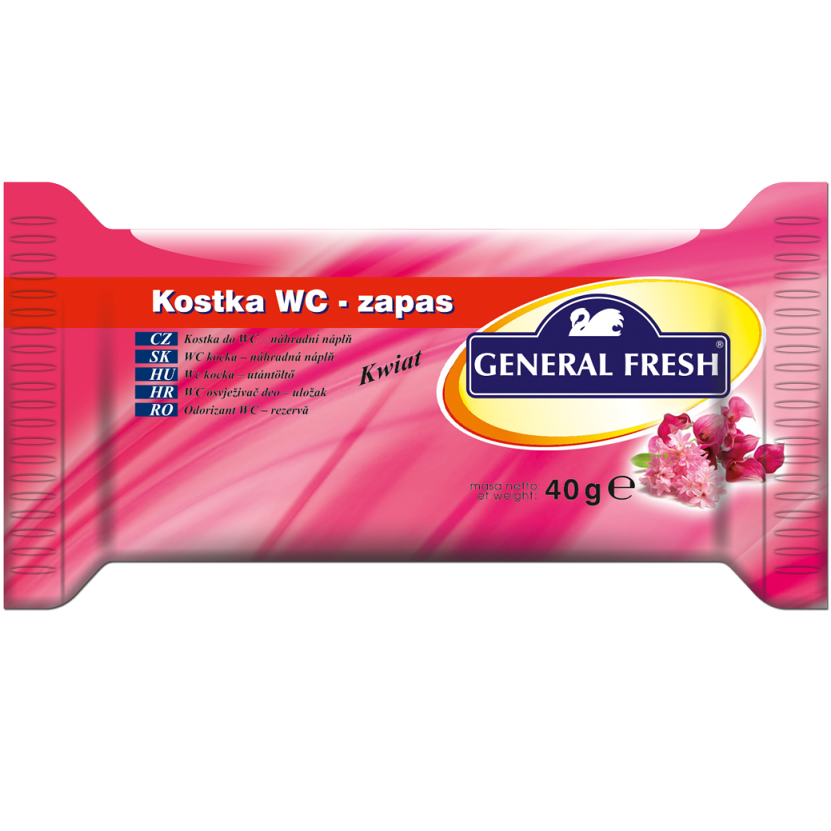 GENERAL FRESH WC KOŠÍK KVETY NÁHRADNÁ NÁPLŇ 40G