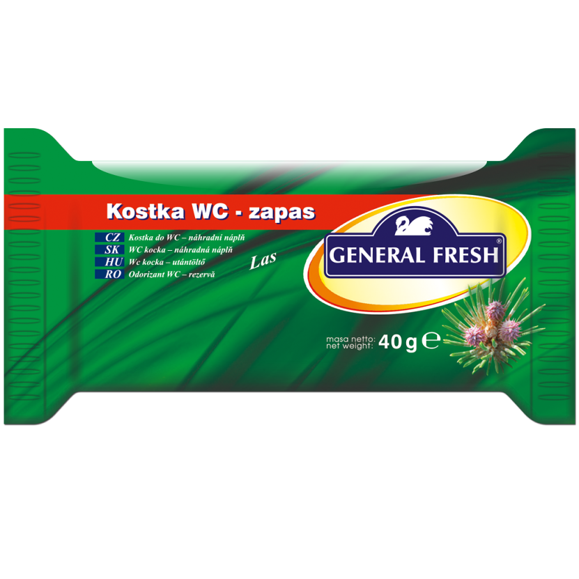 GENERAL FRESH WC KOŠÍK LES NÁHRADNÁ NÁPLŇ 40G