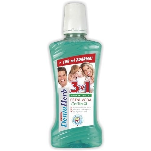 VIVACO DENTA HERB ÚSTNA VODA FRESH MINT & TEA TREE OIL 500ML