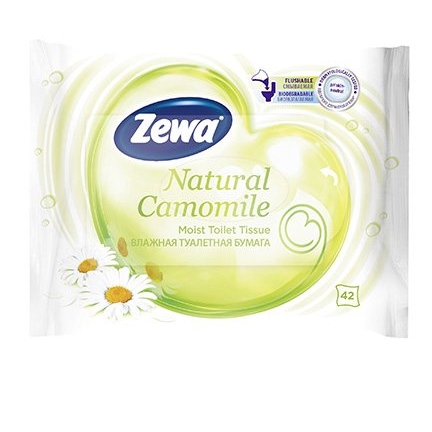 ZEWA VLHČENÝ TOALETNÝ PAPIER NATURAL CAMOMILE 42KS