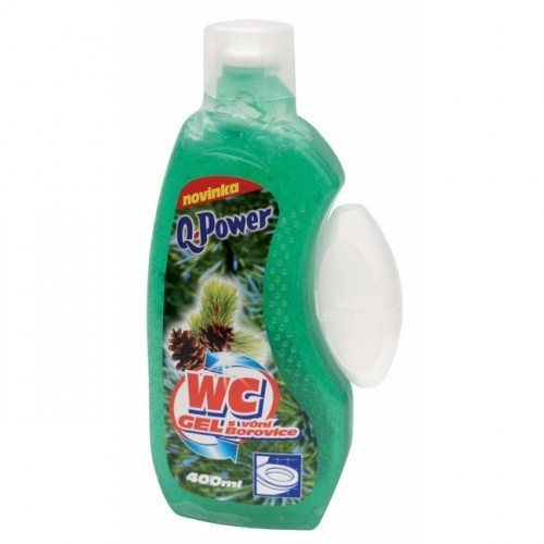 Q Power WC gél borovica 400ML