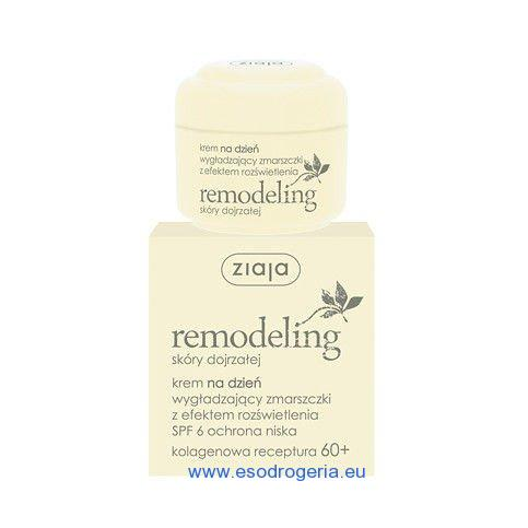 Ziaja Remodeling protivráskový denný krém, rozjasňujúci SPF6 60+ 50ml