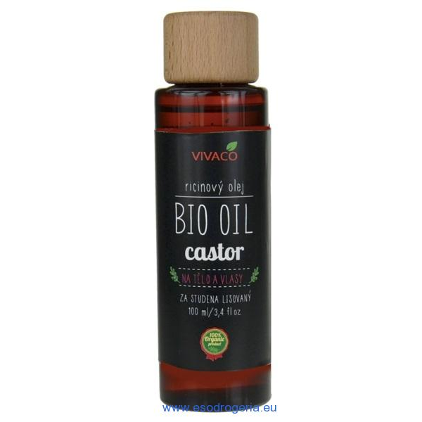 Vivaco BIO ricínový olej na telo a vlasy 100ml