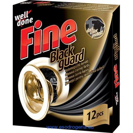 Fine black guard obrúsky na obnovu čiernej 12ks