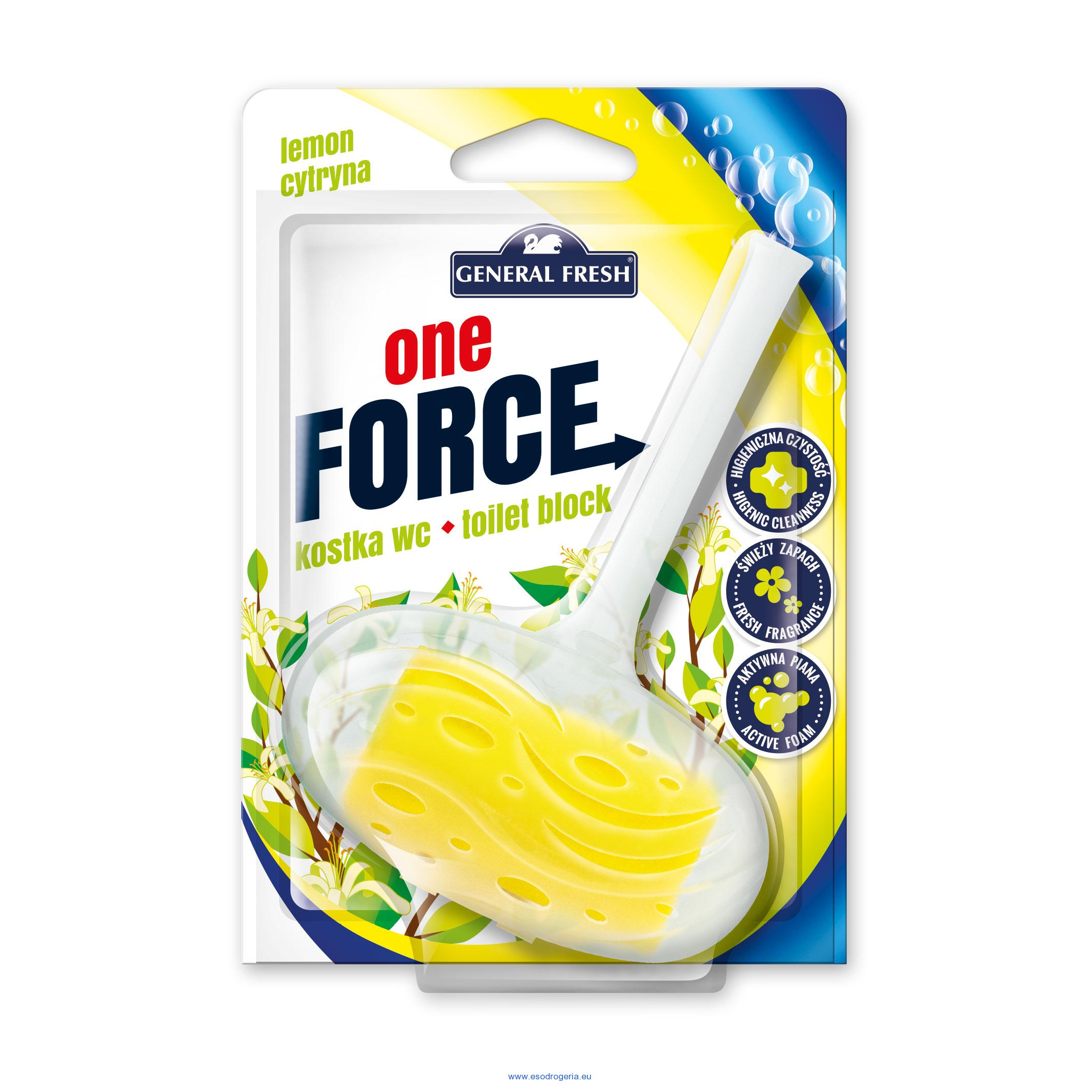 General Fresh WC kocka košík lemon 40g