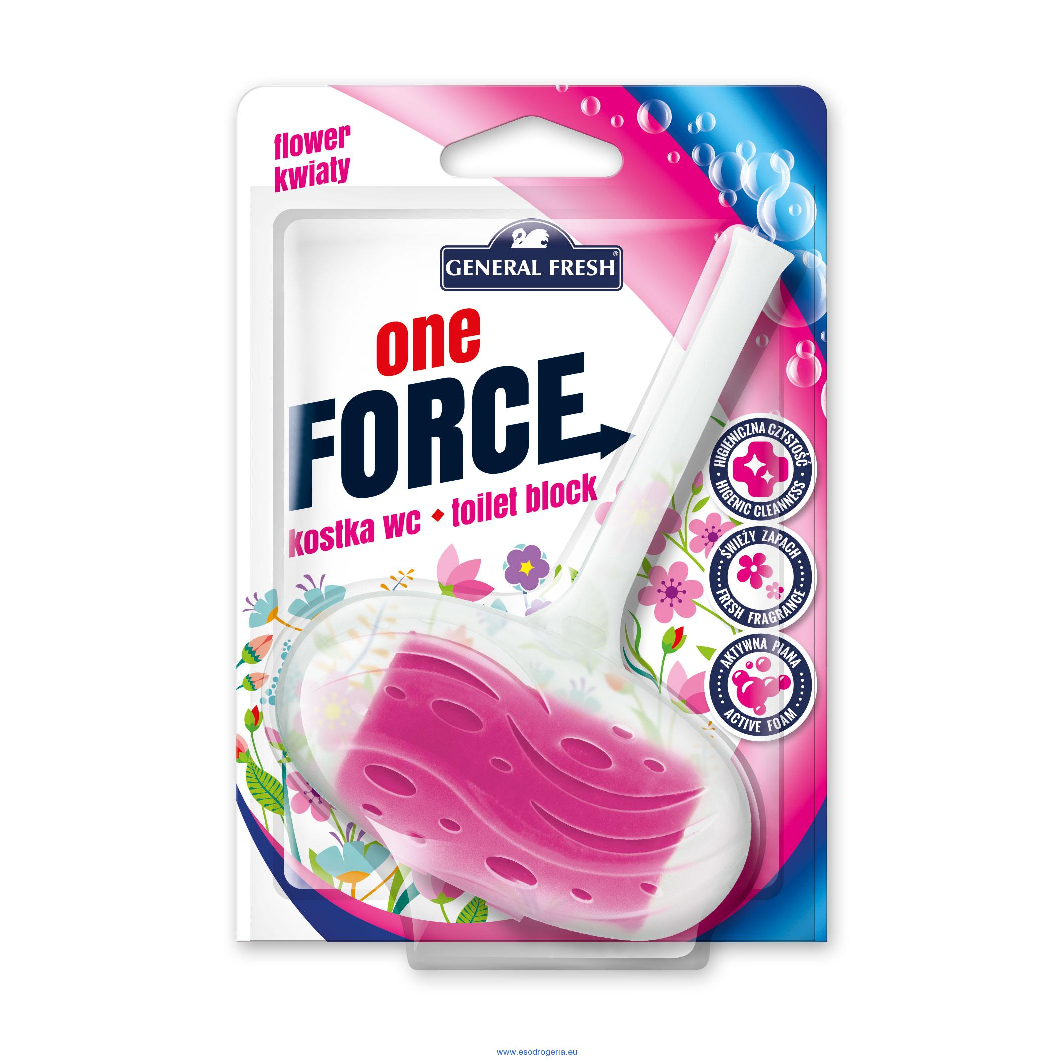 General Fresh WC kocka košík kvety 40g